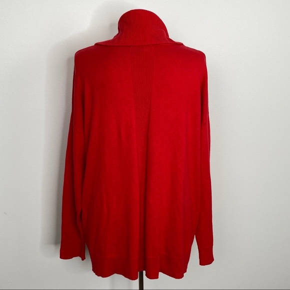 Banana Republic Red Cowl Neck Sweater - Picture 3 of 7